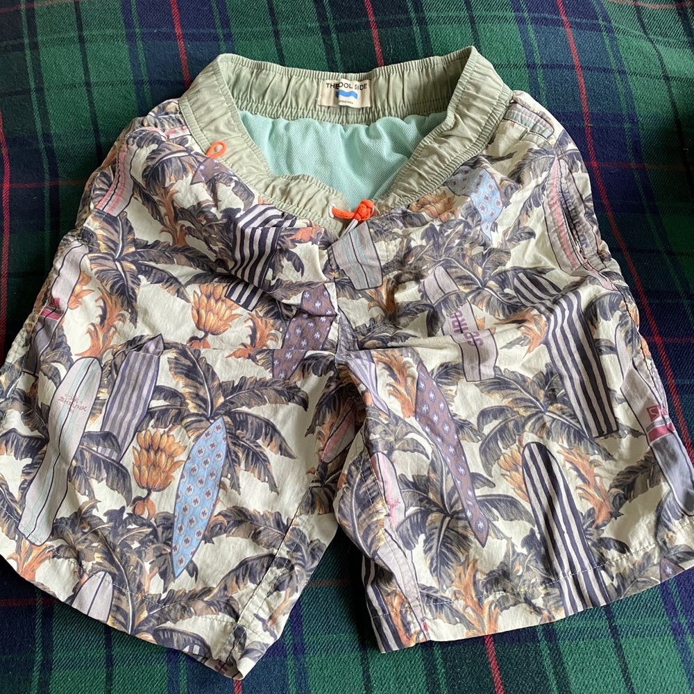 Boys Scotch & Soda Swim Trunks Sz 10